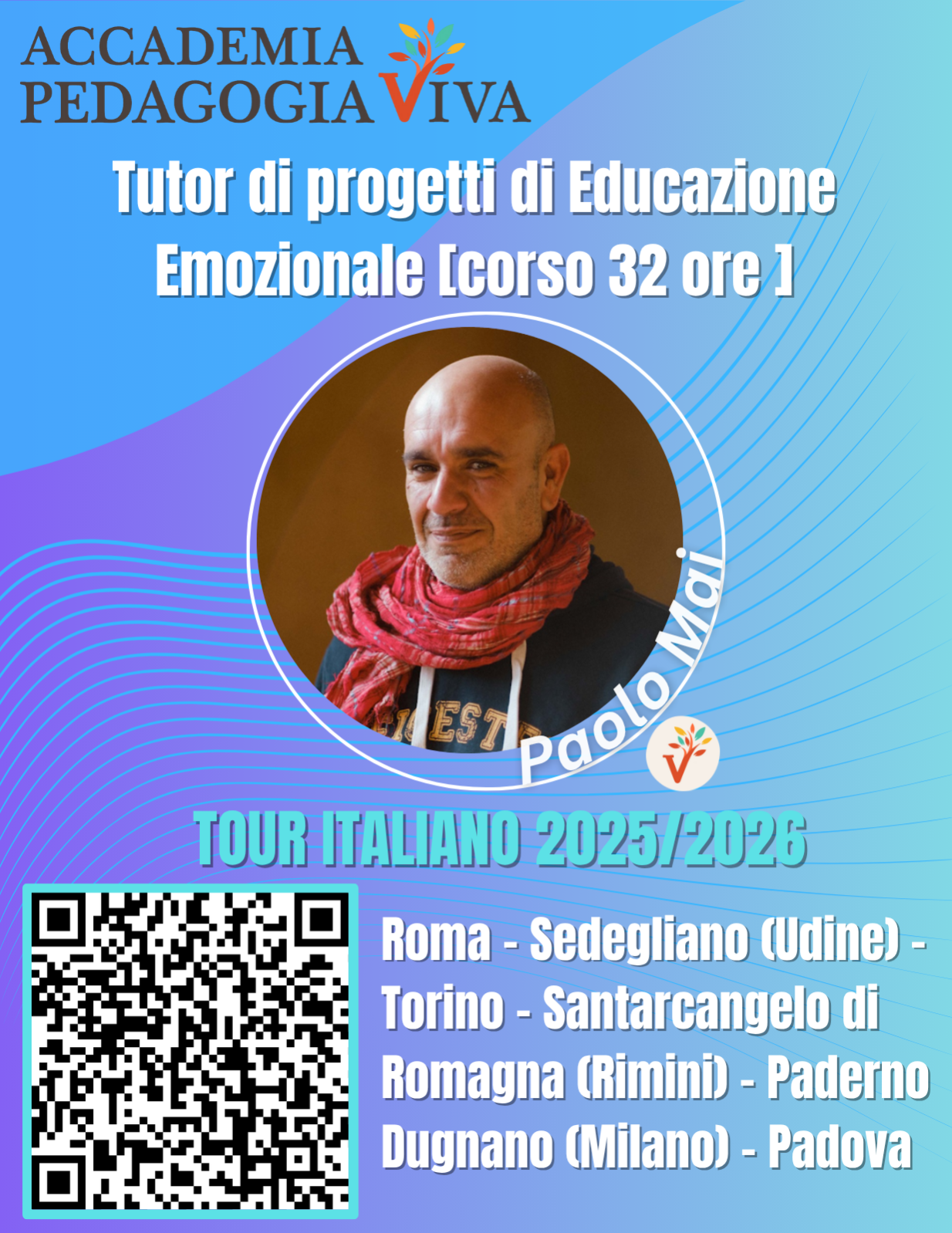 Tutor di progetti di Educazione Emozionale [corso 32 ore ] - tour italiano 2025 - 2026