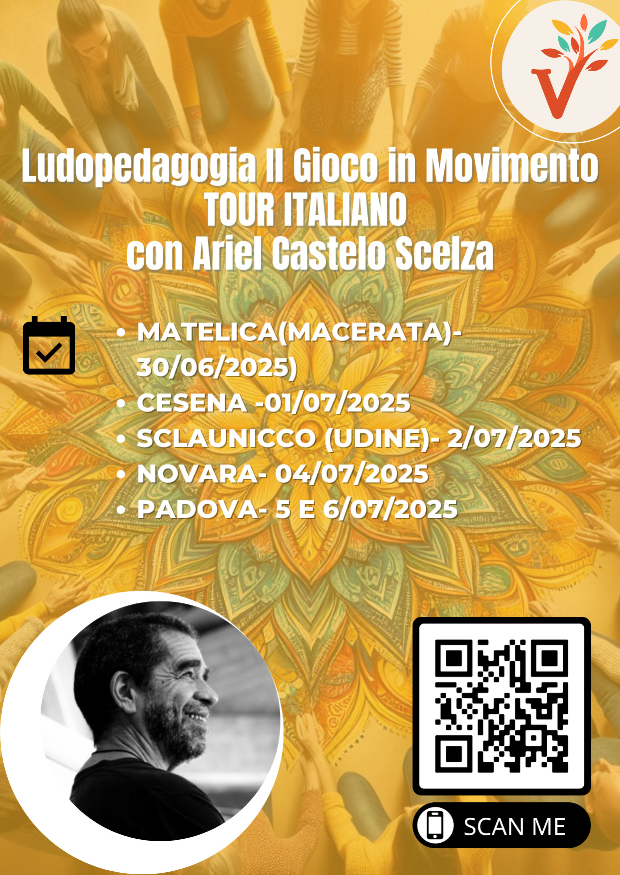 Ludopedagogia Il Gioco in Movimento - TOUR ITALIANO con Ariel Castelo Scelza