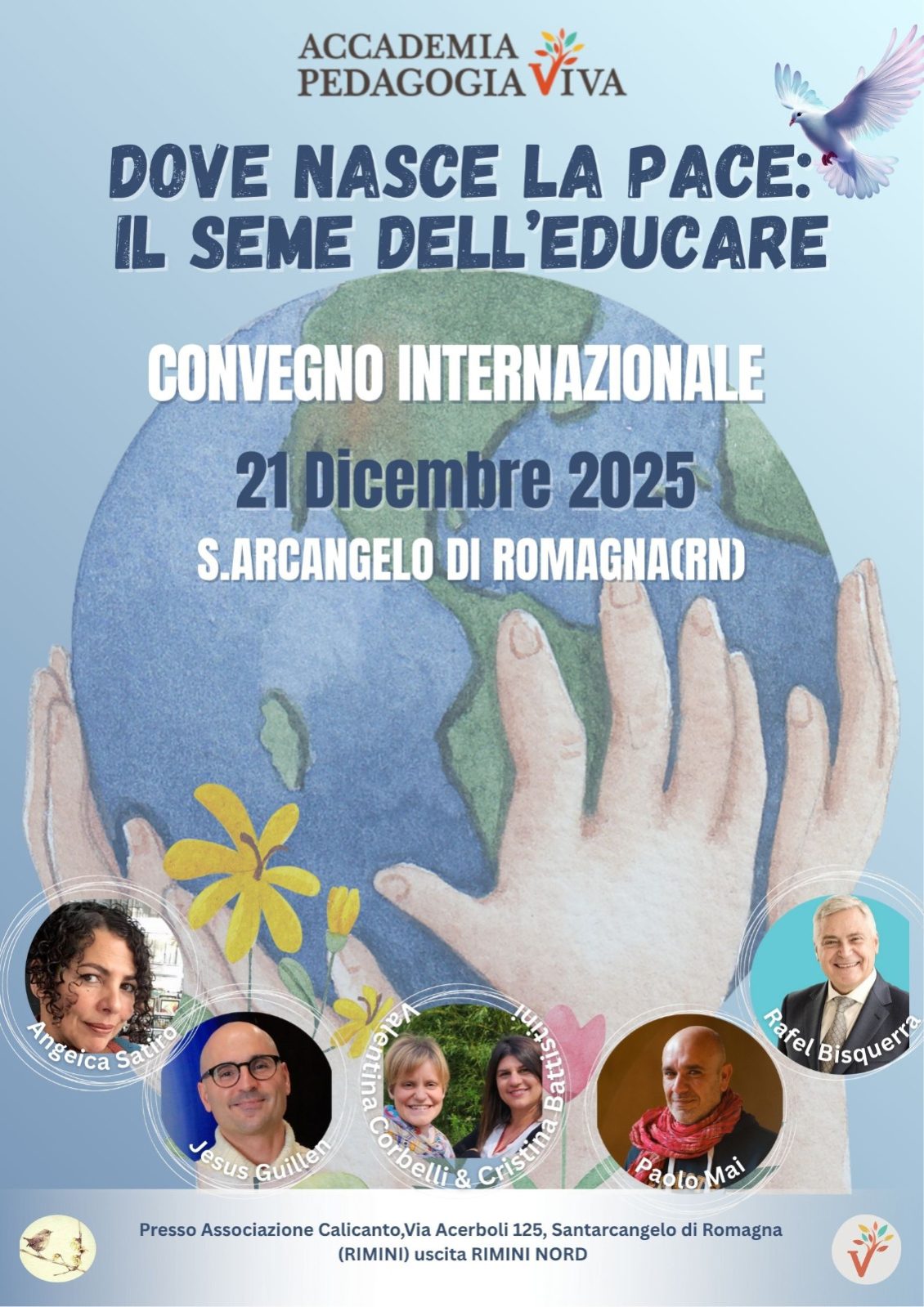 Convegno Internazionale: "DOVE NASCE LA PACE: IL SEME DELL’EDUCARE"