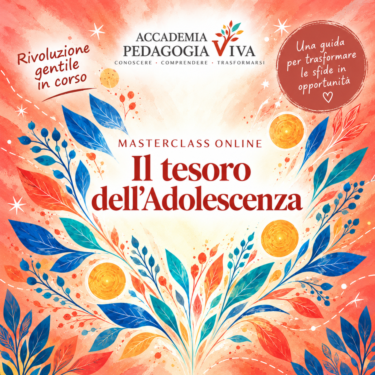 Il tesoro dell’adolescenza – CORSO ONLINE- con Paolo Mai 